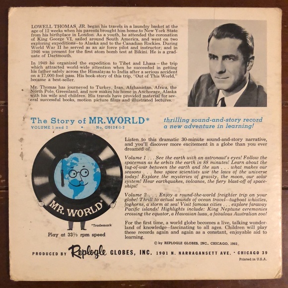 ***Free*** The Story Of Mr. World 7" Double Vinyl Lp Set '62 - Picture 3 of 12